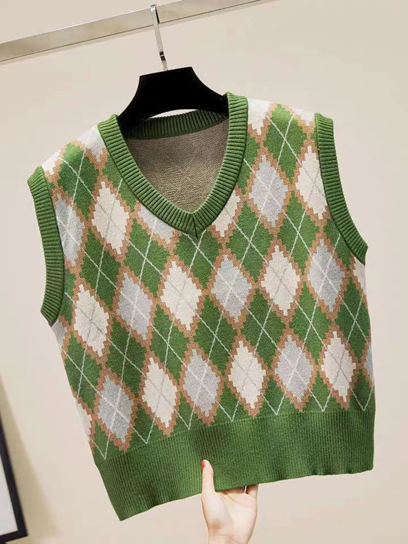 Fashion Casual Tank Tops Pullover Elasticity Sweater Spring Autumn Women Sleeveless V-Neck Knitted Vest