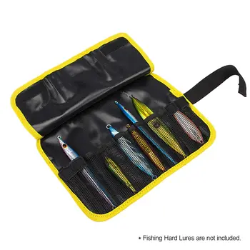 

Fishing Lures Bag Jigging Bag Water Resistant PVC Fishing Bag Baits Tools Accessories Storage Organizer Bag Pesca