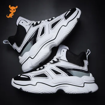 

Large Size Shoes Men Net Red Explosion Models High To Help Old Men's Sneakers Mans Footwear Zapatillas Hombre Scarpe sneakers