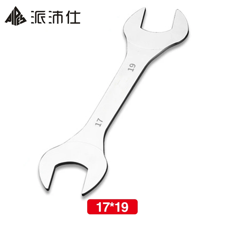 슈퍼 얇은 오픈 엔드 렌치 17mm 19mm 미터법 자동차 자전거 수리 도구 울트라 얇은 더블 엔드 17mm * 19mm 렌치 스패너..