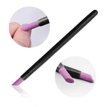 

1pcs Quartz Polished Nail Grinding Pen Remove Nail Dead Skin Cuticle Polish Pen Professional Manicure Stick Nail File Nail Art