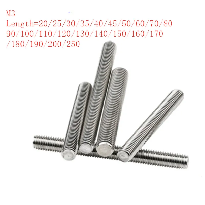 Fasteners Industrial & Scientific Threaded Rods & Studs 250 mm Length