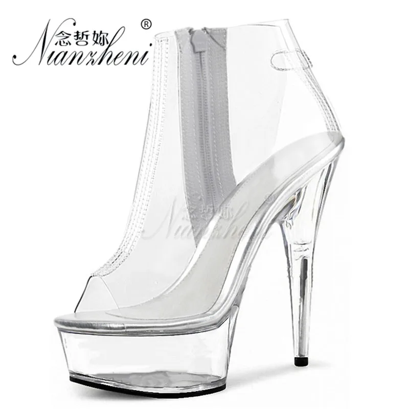 6 Inches Crystal Rransparent Platform 