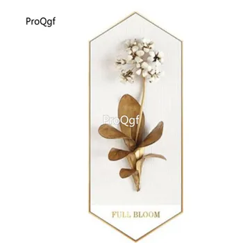 

ProQgf 1Pcs A Set Nordic light luxury gold wrought iron painting