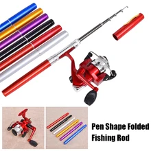 Quality Fishing Rod Mini Telescopic Pocket Fish Pen Aluminum Alloy Fishing Rod and Reel Wheel Fishing Tackles Accessories New