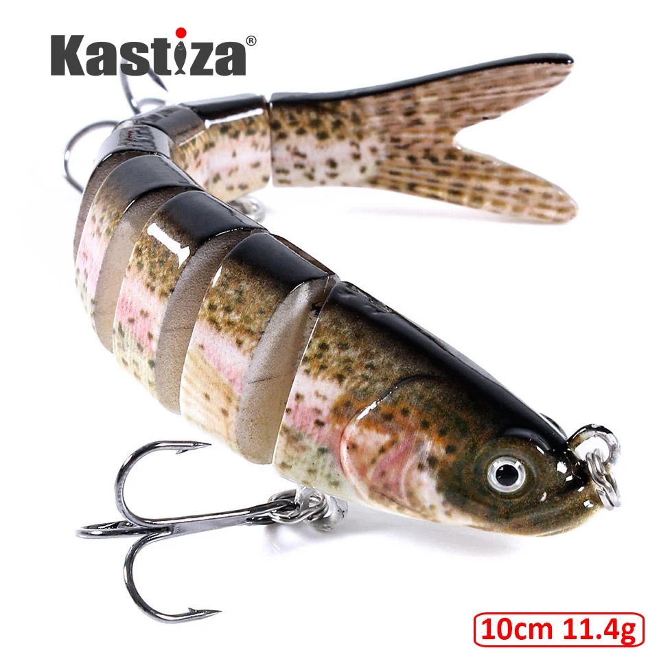 

Fishing Lures Jointed Swimbait Wobblers 10cm 11.4g Multiple Segments Crankbait Hard Bait Bass Pike Lure Isca Fishing Bait Pesca