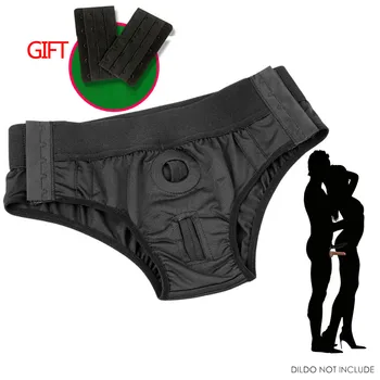 Adjustable Lesbian Dildo Panties Strap On Sexy Penis Wearing Pants Underwear Bondage Stretch Pants Adult Erotic Women Sex Toys 2