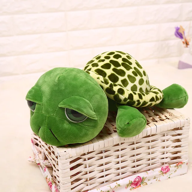 Cute Big Eyes Turtle Plush Toys Tortoise Animals Dolls Stuffed Tortoise Christmas Gift for Kids Baby Kawaii Valentine Present