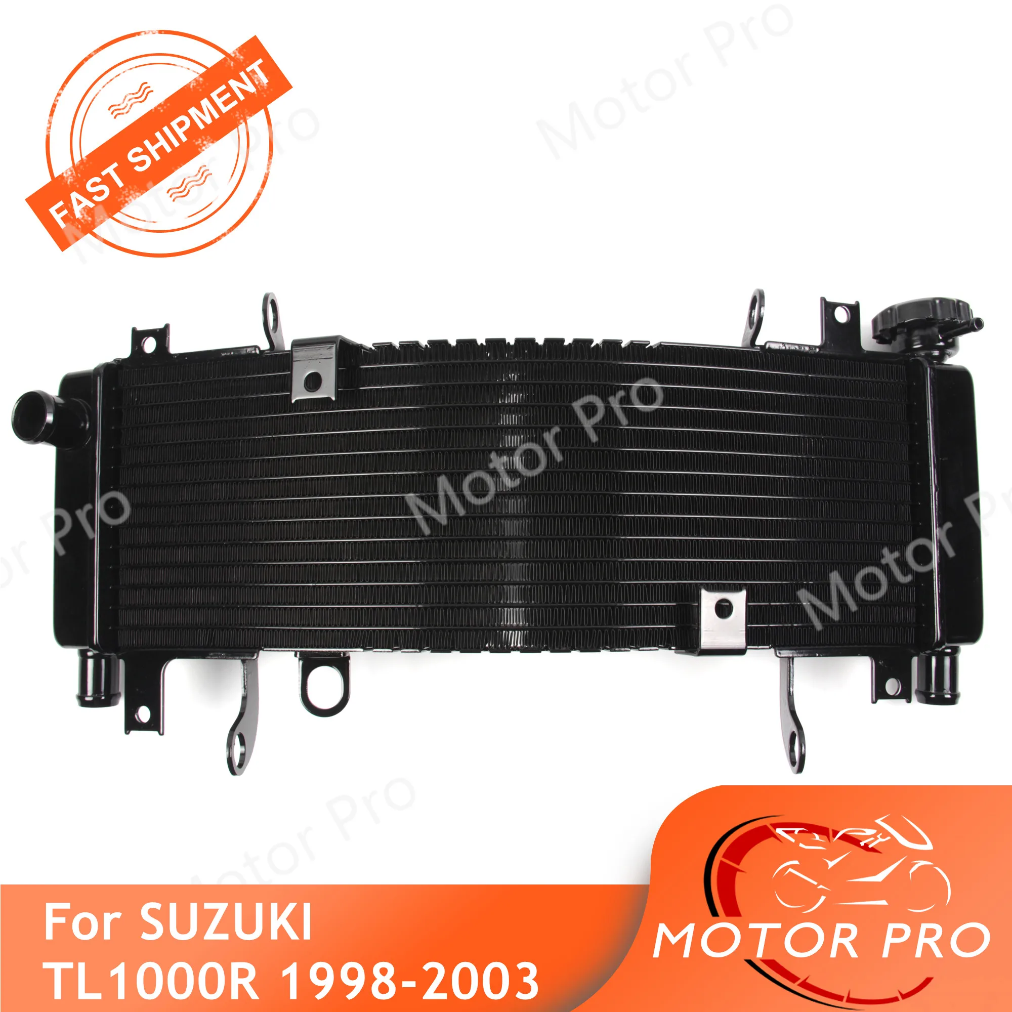#Special Offers Motorcycle Cooling Cooler Radiator For Suzuki TL1000R 1998 - 2003 TL 1000 R TL1000 1000R 1999 2000 2001 2002 Aluminum Engine
