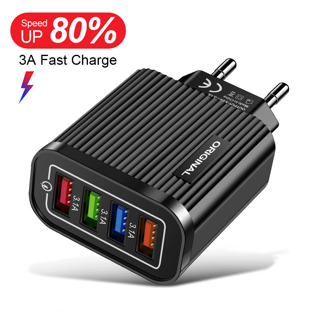 USB Charger Quick Charge 3.0 charger Adapter for iPhone XR Huawei Tablet Portable EU/US Plug Wall Mobile Charger Fast Charging USB Charger Quick Charge 3.0 charger Adapter for iPhone XR Huawei Tablet Portable EU/US Plug Wall Mobile Charger Fast Charging