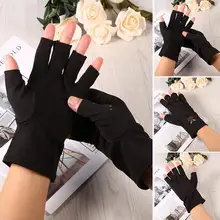 Перчатки при артрите медного волокна спорта здоровья половина 35 г палец пара черные перчатки восстановления