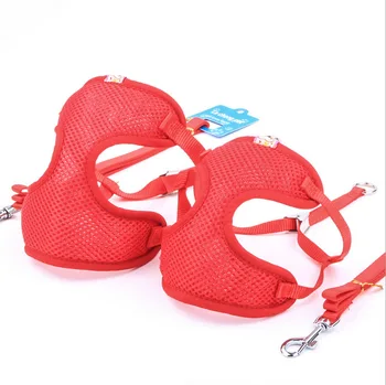 

Pet Dog Rope Teddy Mesh Breathable Harness Hand Holding Rope Small Dogs Dog Chain Young Walk the Dog Leash