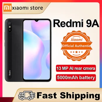 Xiaomi Redmi 9A 2 Гб оперативной памяти, 32 Гб встроенной памяти, глобальная версия смартфона 5000 мАч аккумулятор большой емкости памяти, Процессор MTK...