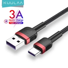KUULAA – câble USB type-c pour recharge rapide, compatible avec Xiaomi Mi Redmi Note 9/8/7/USB-C, POCO x3
