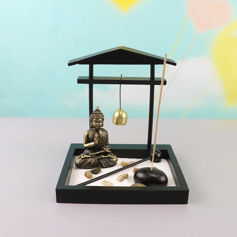 Горелка для благовоний в виде лотоса статуя Будды горелка Zen медитация