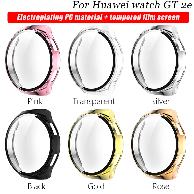 

Screen Protector Cover cases for Huawei Watch GT 2e PC Protector cases for Huawei GT 2e plating Shell smart watch Accessories