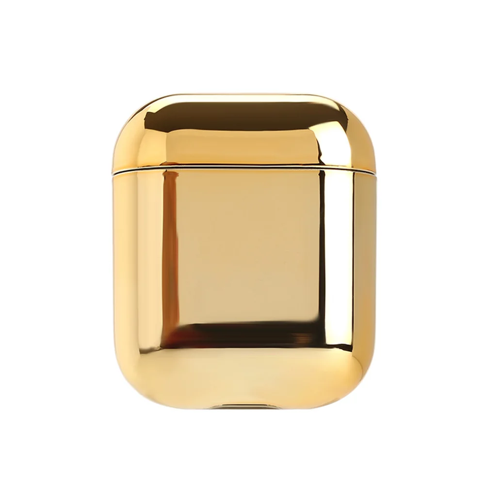 

For AirPods Case Shinny Plate TPU wireless Earphone Case For Apple Airpods 2 bluetooth headphone Soft shockproof Cover