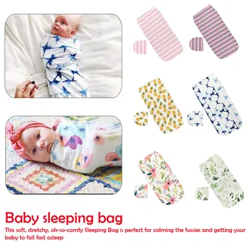 

2019 Multitrust Brand Newborn Baby Cute Swaddle Blanket Sleeping Swaddle Muslin Wrap+Hat Anime 2pcs Casual Accessories