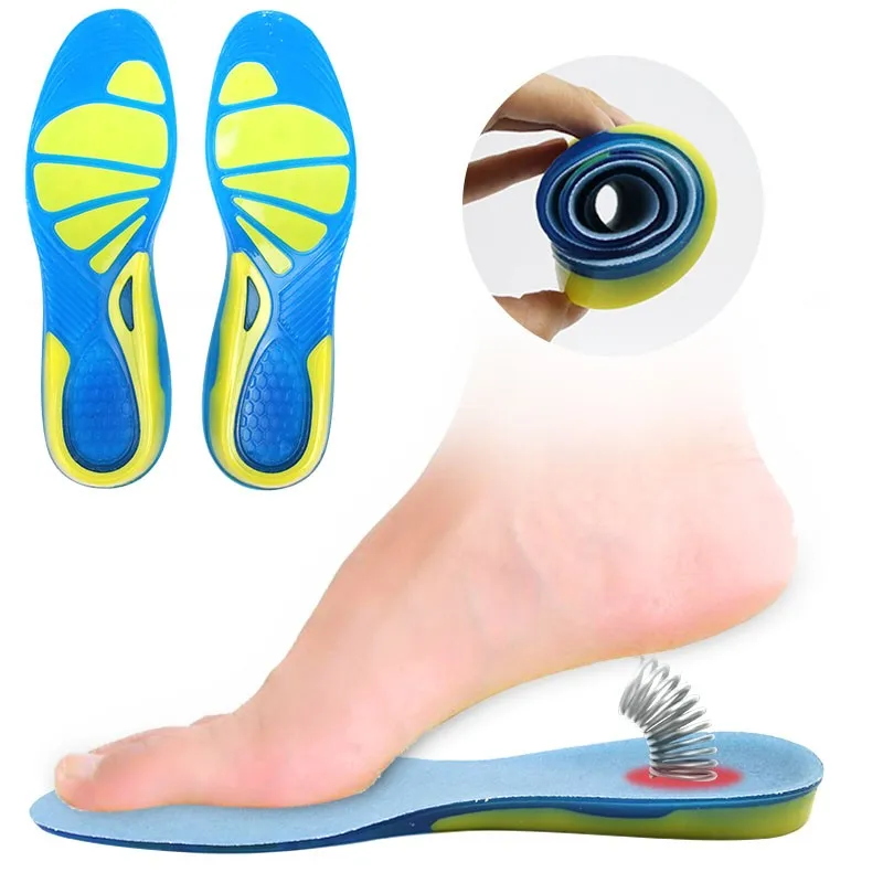 

Silicone Orthopedic Insoles Shock Absorption Sports Shoes Spring and Summer Running Non-Slip Anti-Pain Accessories for Shoes