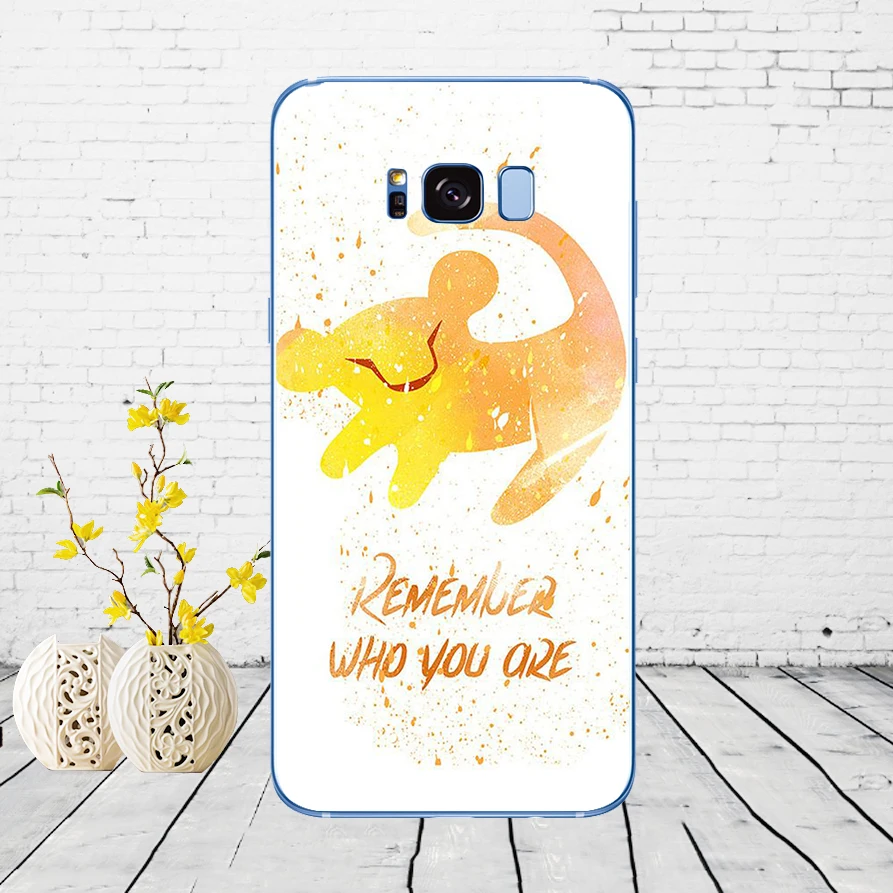 103DD hakuna matata The Lion King Мягкий силиконовый чехол для Samsung Galaxy S6 S7 edge S8 S9 S10 plus A70 A50 чехол