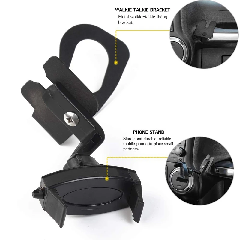 Автомобильный Gps кронштейн для Jeep Wrangler Jk Interphone поддержка держатель телефона держатель для Jeep Wrangler Jk 2011- автомобильные аксессуары