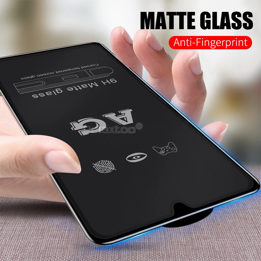 

9D Matte Frosted Screen Protector Tempered Glass For Huawei P20 P30 Mate 20 Lite Light P Smart Plus 2019 Protective Film Cover