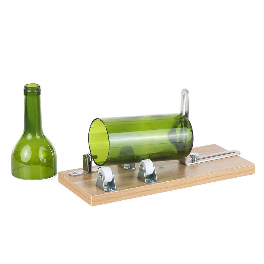 

Glass Cutter for Bottles Professional Glass Cutter DIY Art Bottle Cutting Tool Machine for Wine Beer Round Square Oval Bottles