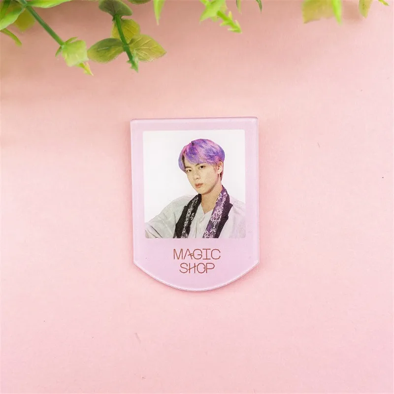 KPOP Bangtan мальчики держатель мобильного телефона Волшебный Магазин Броши Булавки JUNG KOOK JIMIN значки карта душа Persona - Окраска металла: JIN