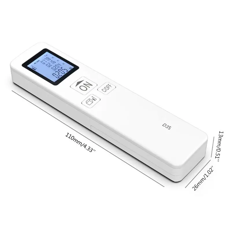 White Portable Laser Rangefinder Digital Distance Meter 30M Range Finder White Portable Laser Rangefinder Digital Distance Meter 30M Range Finder