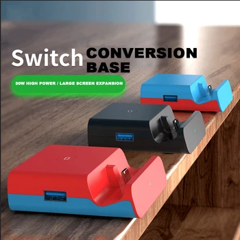 

Charging Dock 4K HDMI TV Adapter Docking Station Charger For Nintendo Switch Type C Charging Power Wireless Adapter Stand