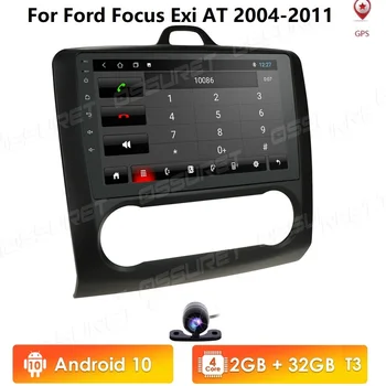 

2 DIN 9 Inch Android 10 GPS Navigation Touchscreen Car Radio Multimedia Player For 2004 2005 2006-2011 Ford Focus Exi AT 4G WIFI