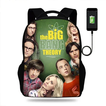 

The Big Bang Theory TV Show Backpack Women Men Causal Rucksack Student School Bags For Teenager Girls Boys Daypack Kids Bagpack