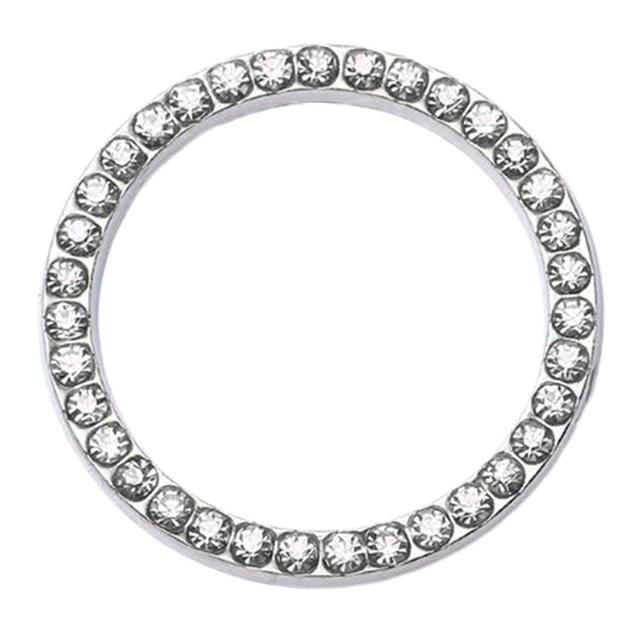 Car Key One Button Start Ring Diamond Start Ring One Button Start Decorative Ring Rhinestone Car Decal Ring Button