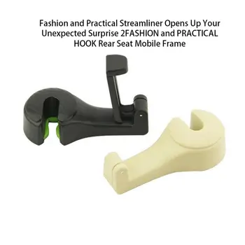 

Car Multi-Function Car Hidden Creative New Seat Back Hook Rear Car Phone Bracket Hook Load-Bearing Strong And Durable