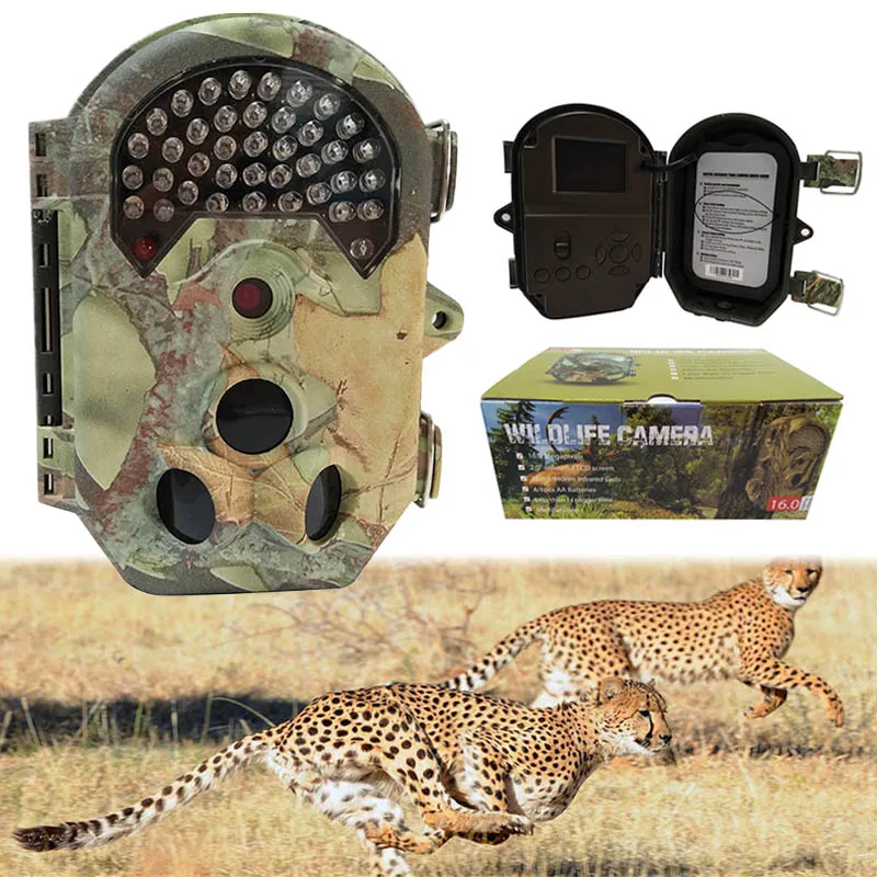 

E66 Hunting Camera 1080P Practical Effectively Waterproof Outdoors Trail Game Camera Senors Scouting Wildlife Wide Angle Lens