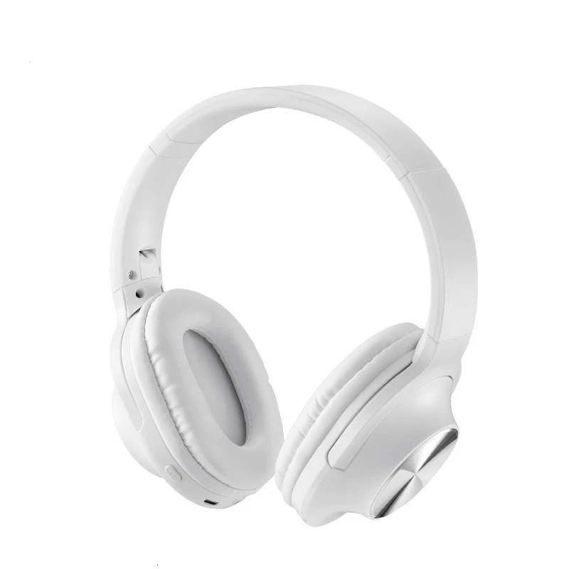 White Стереогарнитура KZOFU Bluetooth Draadloze Hoofdtelefoon Draagbare met Microfoon для Muziek Oortelefoon - Цвет: White