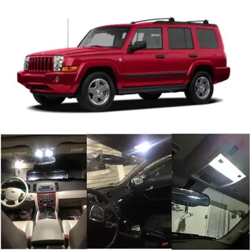 

Car Interior Led Light Kit For 2006 Jeep Commander Grand Cherokee Liberty Licnse plate Lamp bulb error free