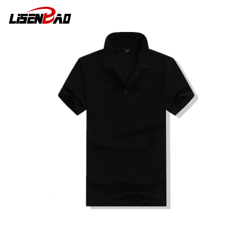 Lisenbao, одноцветные летние рубашки поло, хлопок, короткий рукав, Camisa рубашка, хлопок, короткий рукав, летняя рубашка размера плюс S-4XL