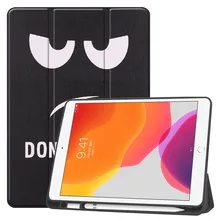 Чехол для Apple ipad 7 7th 10," A2200 A2198 A2197 Smart Funda чехол карандаш держатель для ipad 10,2 ультра тонкий стенд оболочка+ пленка