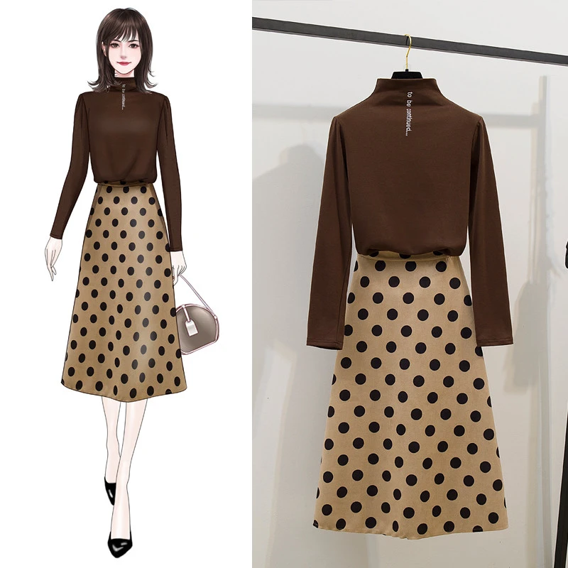 t shirt with long skirt