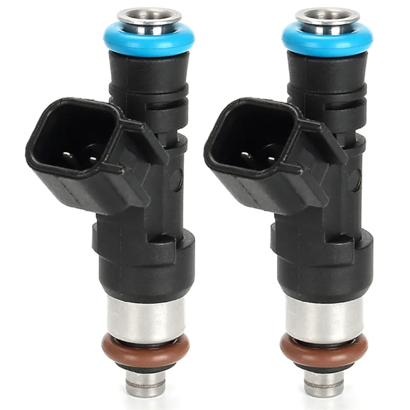 Fuel Injector Nozzle + Harness Plug Connector 2 Pairs For Polaris Ranger RZR XP 800 0280158197 GX1111IJ117XG 1204318