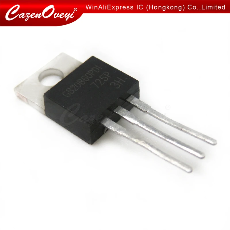 

10pcs/lot IRGB20B60PD1 TO-220 600V 40A new original In Stock