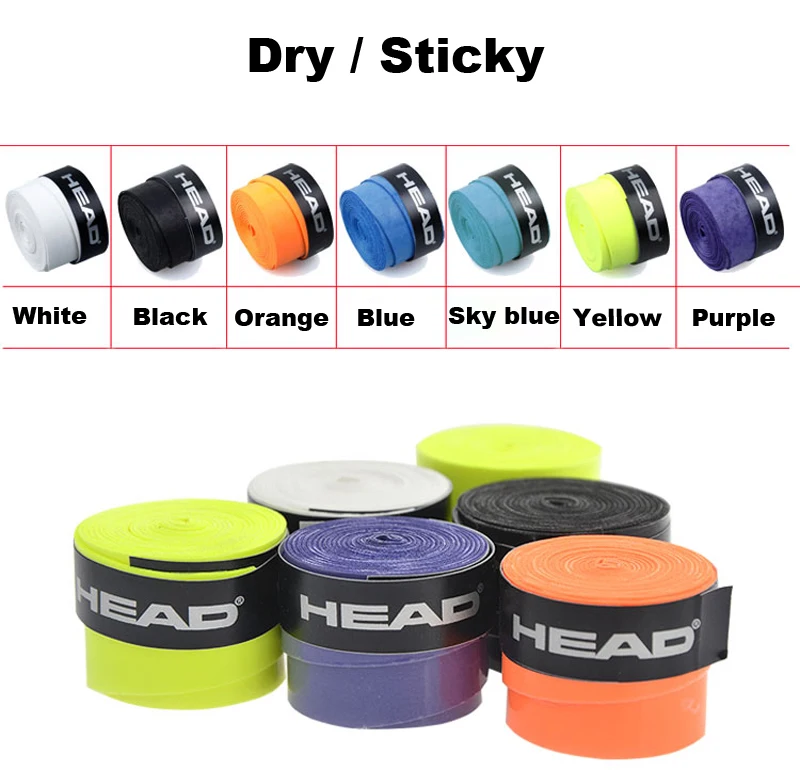 tennis overgrip 10 Pcs original HEAD tennis overgrip tennis racket sweatband antivibrad hand glue wrapped bandage anti-perspirant thick
