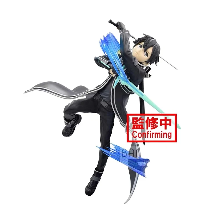 В наличии Banpresto Sword Art Online Kirito фигурка Kirigaya Kazuto ПВХ модель фигурок|Игровые фигурки