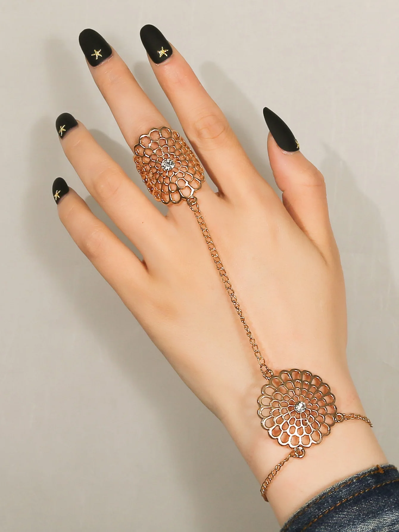 Finger Chain Band Ring One 