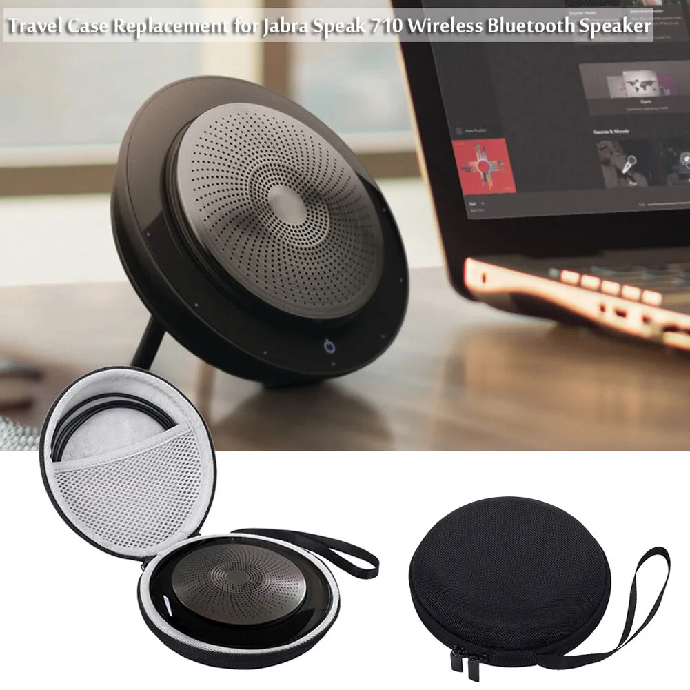Чехлы EVA ДЛЯ Jabra Speak 710, беспроводная защита динамика, жесткий чехол EVA для переноски, дорожные сумки для динамиков