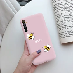 Cute Soft Silicone Phone Case - Stylish Back Cover s for Realme 6S (Pink)