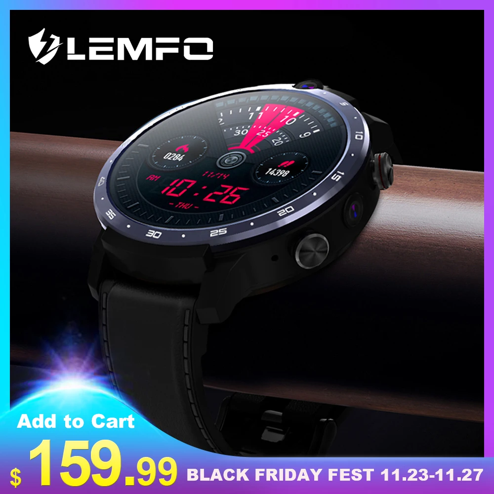 LEMFO LEM12 PRO Smart Watch Android 10 MT6762 CPU