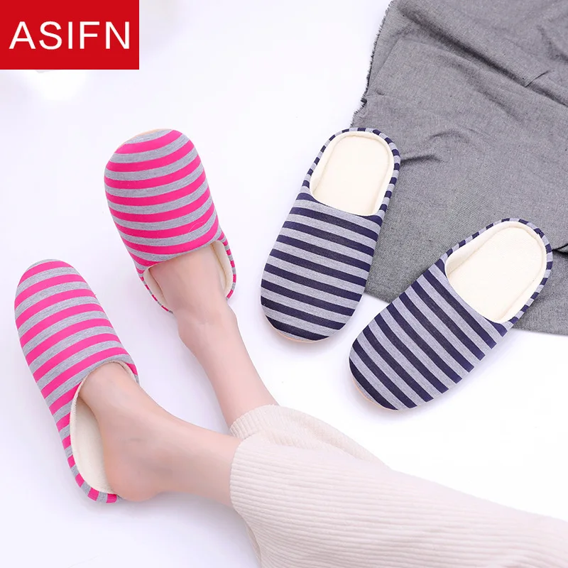 ASIFN/женские домашние тапочки с мехом Домашняя Зимняя мужская обувь на мягкой