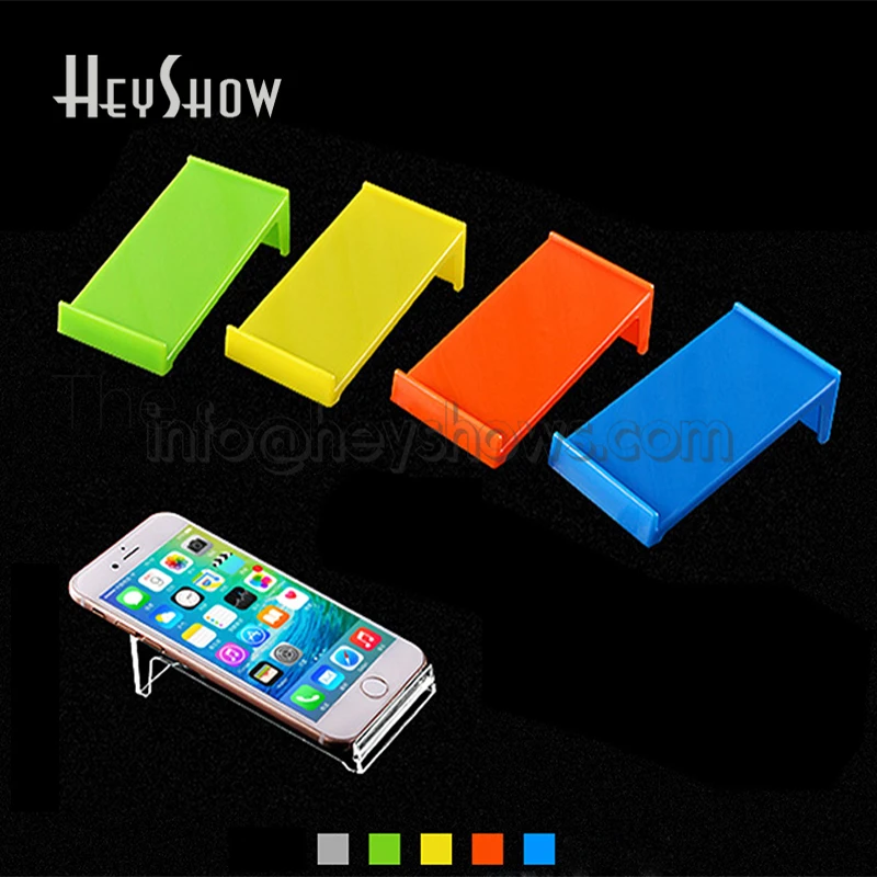 Купить 50PCS Cell Phone Display Stand Apple Andriod Smartphone Holder Rack For Retail Store Sales Colorful  Безопасность и защита | Сенсор и детектор (32857632598)